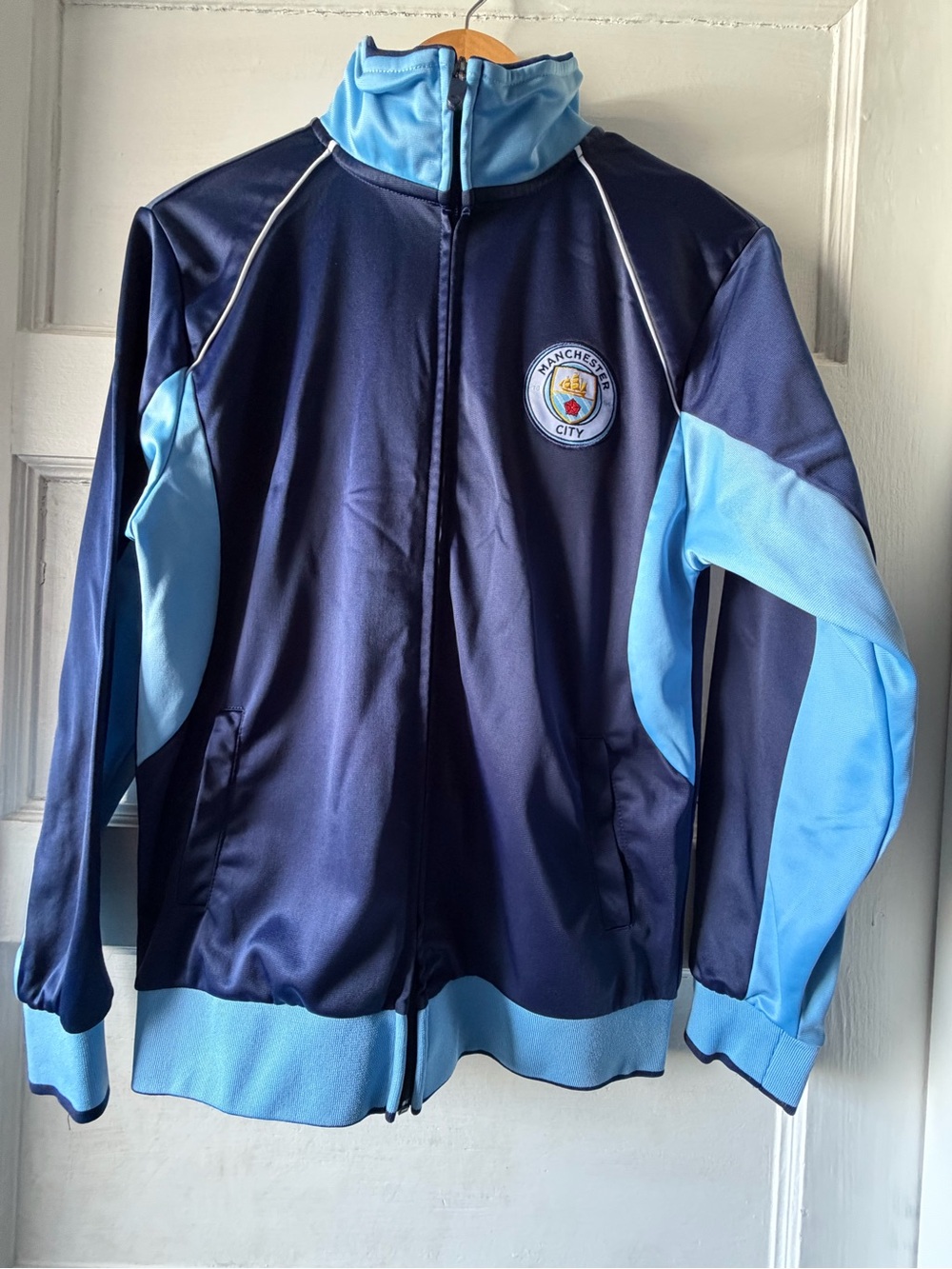 Kids' Navy & Sky Blue Team Track Jacket